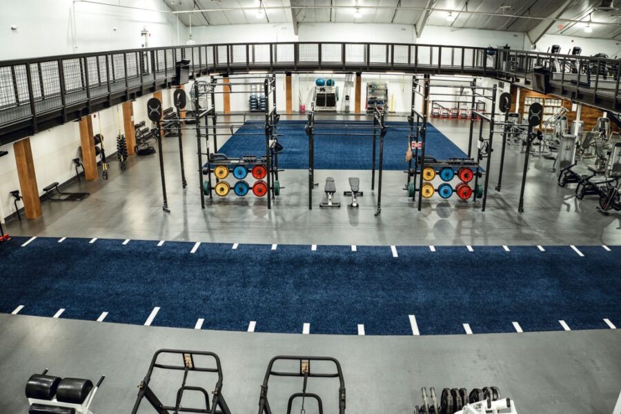 Modern Gym Equipment, Free Child Care, and More! Amarillo Town Club