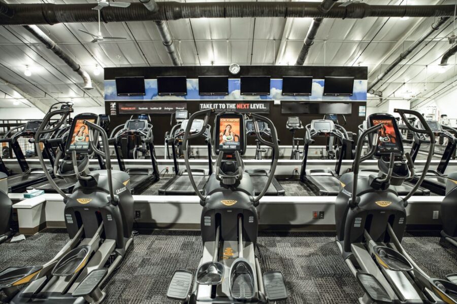 Modern Gym Equipment, Free Child Care, and More! Amarillo Town Club